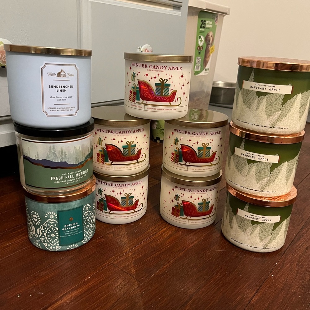Bath and body works candles